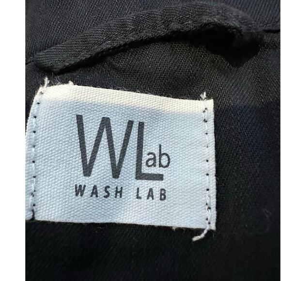 Wash Lab Women's Road Trip Split Hem Zip Up Jacket Black Size XL NWT Lightweight - Picture 7 of 12